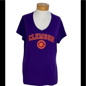 Clemson Purple T-shirt Large